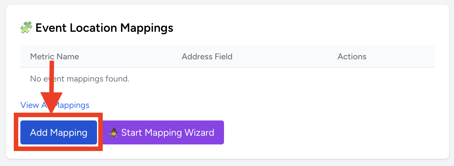 Add Mapping Button