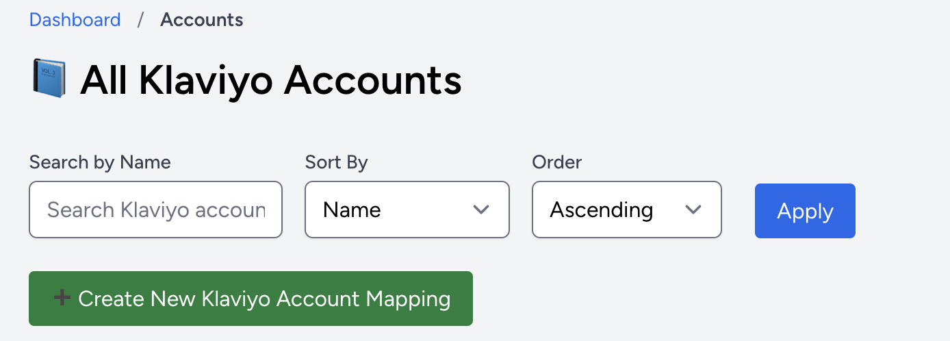 Create Account